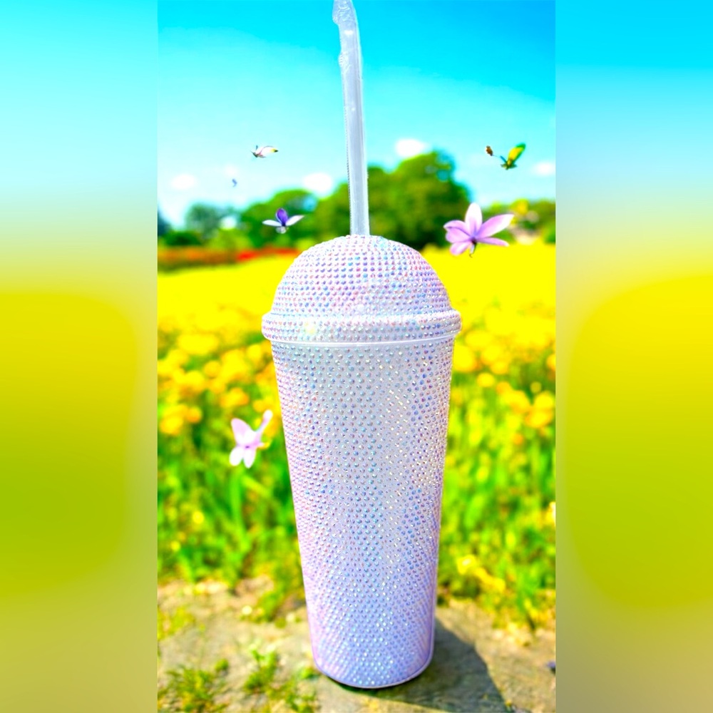 Iridescent Rhinestone  Cup